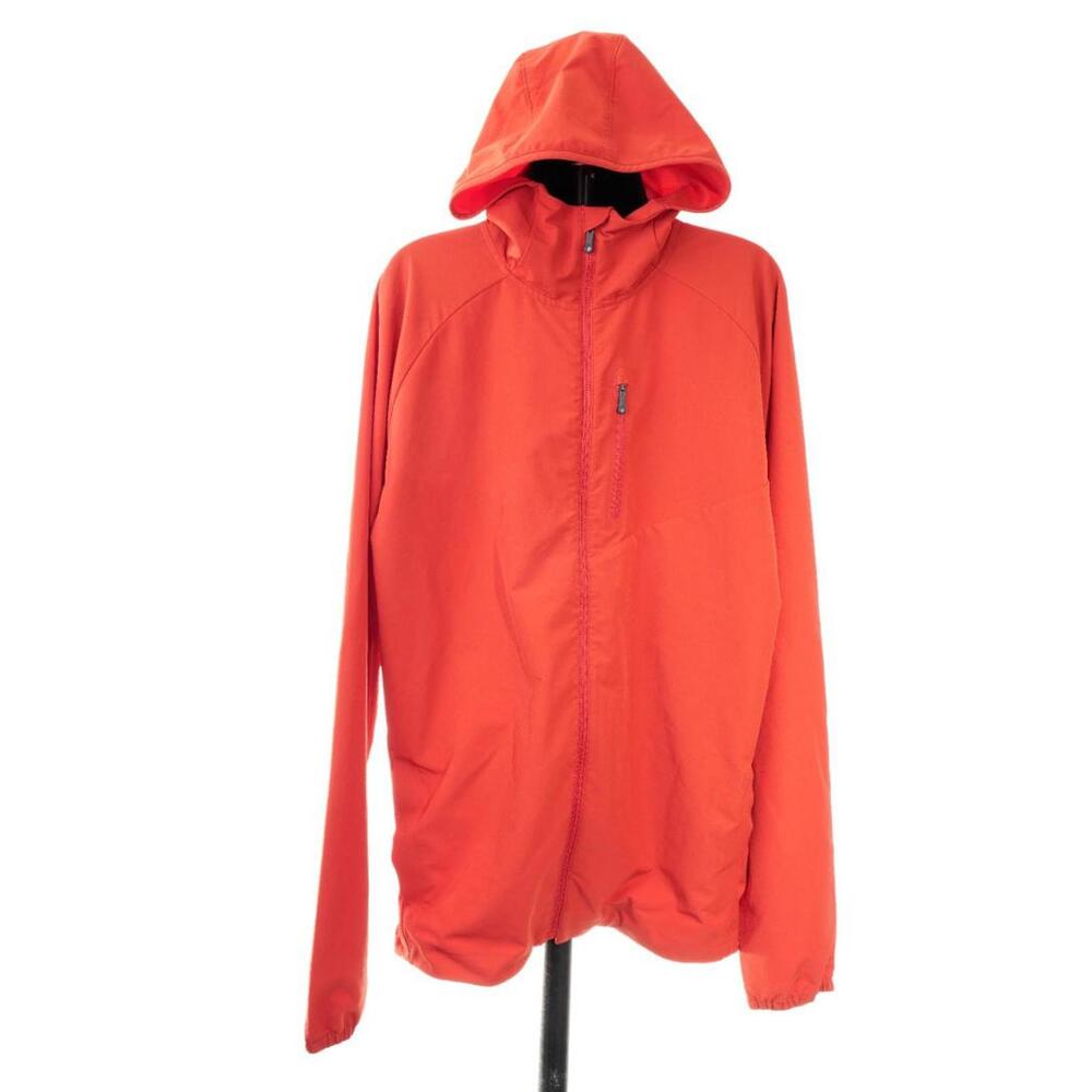 QOR Athletic Kit Hooded Wind Resistant Hiking Performance Jacket Men's Sz L